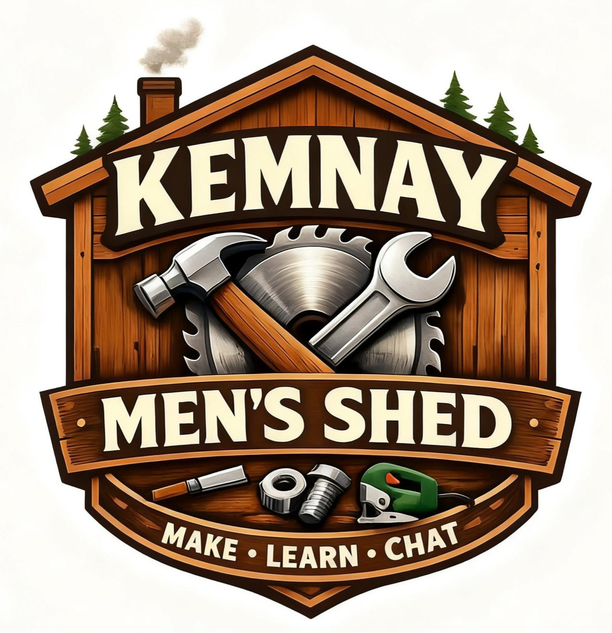 Kemnay Men's Shed logo